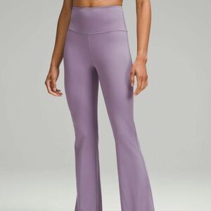 Lululemon Groove High Rise Flared Pant Nulu *Regular in Purple Ash
